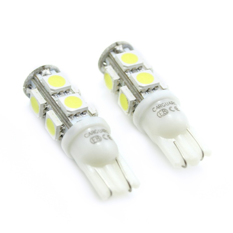 Set 2 becuri LED pentru iluminat interior/portbagaj Carguard, 2.25 W, 12 V, 162 lm, Alb xenon