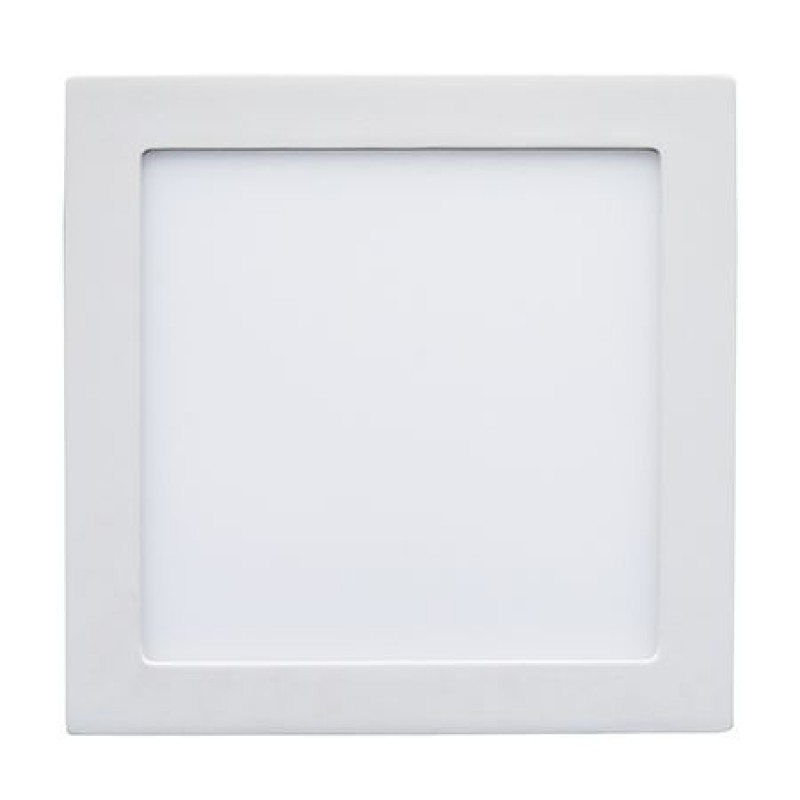 Aplica LED patrata incorporabila, 12 W, temperatura culoare alb rece shopu.ro imagine noua 2022