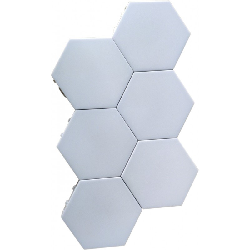 Set 6 aplice LED Well Crystal, magnetic, 4000 K, forma hexagonala shopu.ro imagine noua 2022