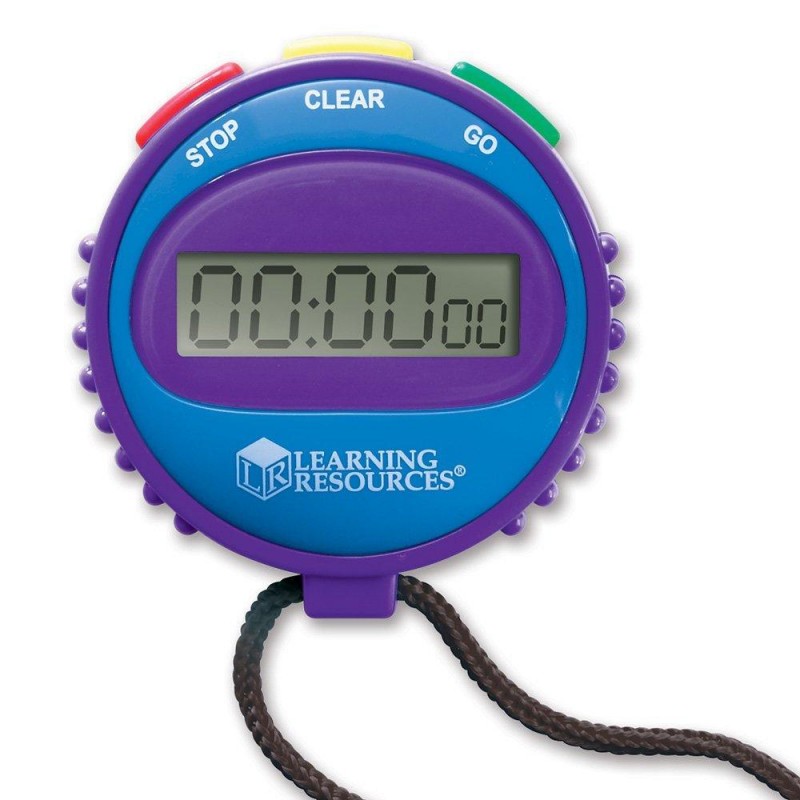 Cronometru pentru copii Learning Resources, 3 butoane, 7 cm, 5 – 12 ani Learning Resources