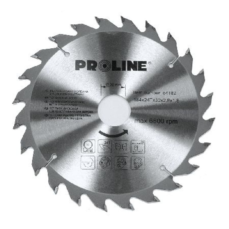 Disc circular pentru lemn Proline, dinti vidia, 152 mm/24 D 2021 shopu.ro