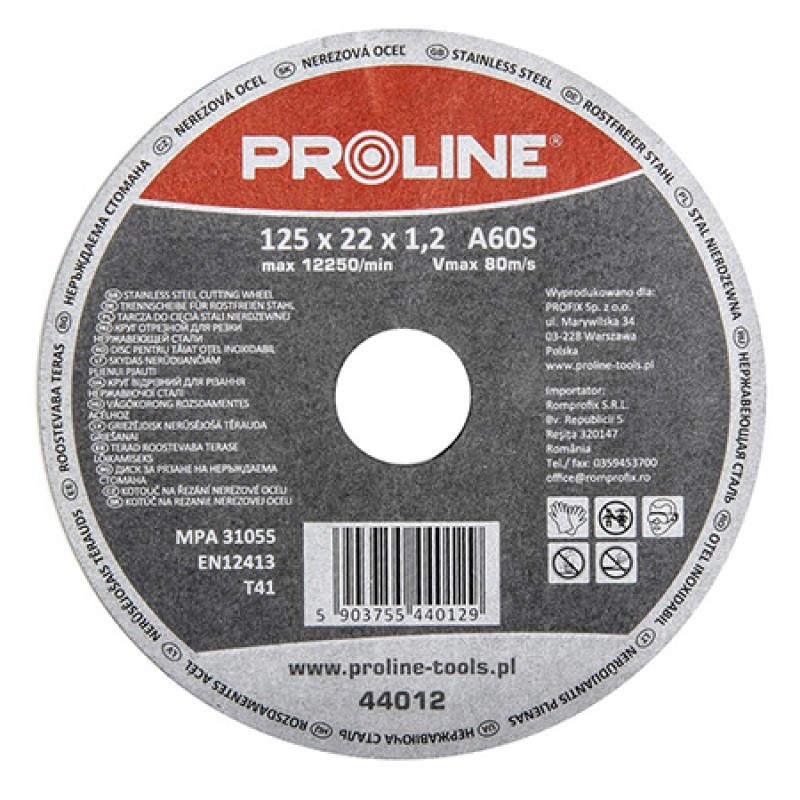 Disc debitare Inox Proline, 350 x 3.5 mm