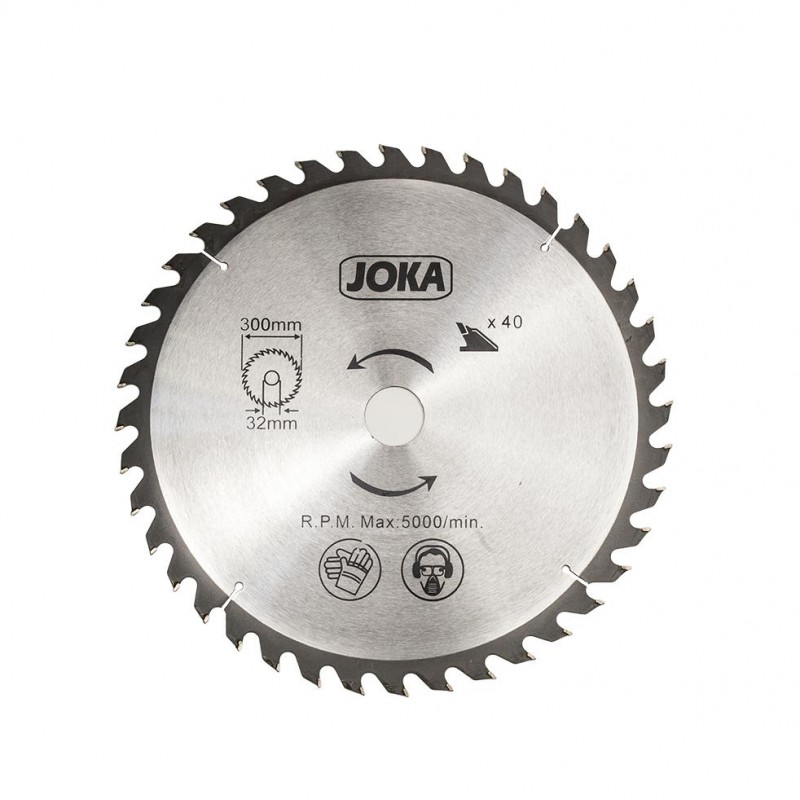 Disc circular lemn Joka, 115 x 22.2 x 40T, dinti vidia Joka