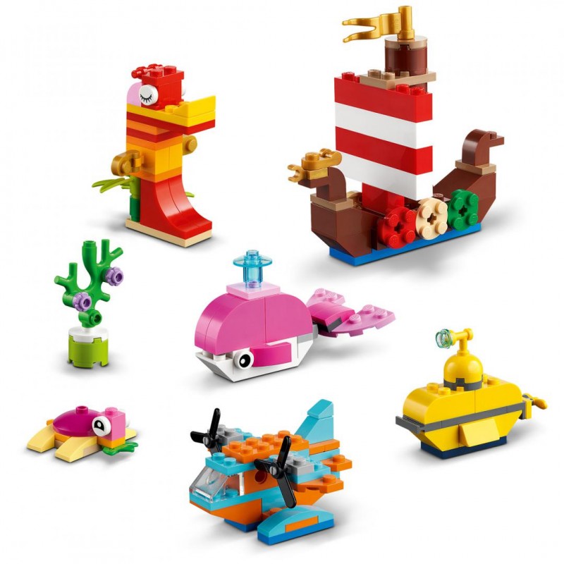 Set de constructie Distractie Creativa in Ocean Lego, 333 piese, 4 ani+ LEGO