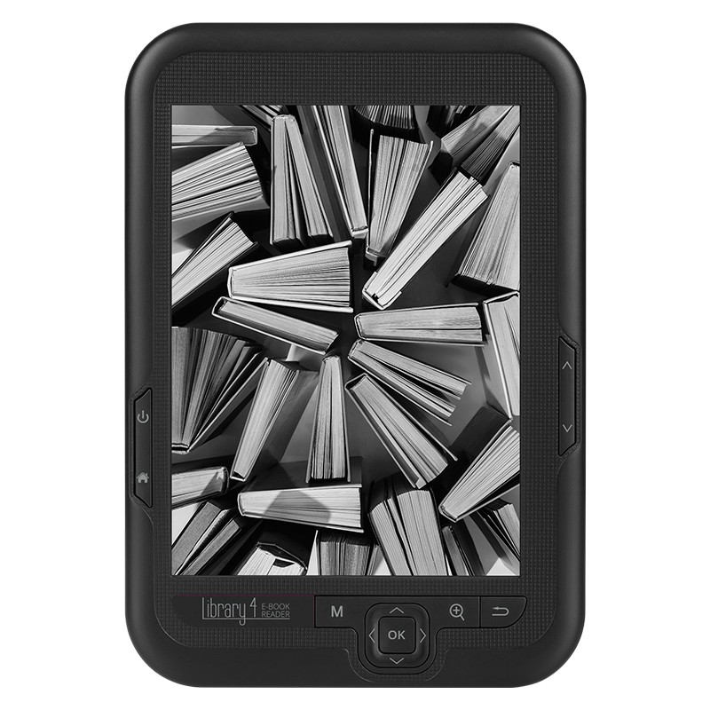 E-Book Reader Library Kruger & Matz, 4 GB, 512 RAM, 6 inch, 600 x 800 px, cablu USB inclus
