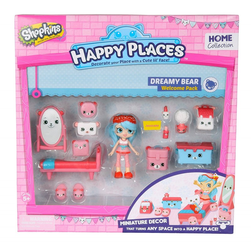 Set figurine Happy Places S1 Pack Dreamy Bear, 5 ani+