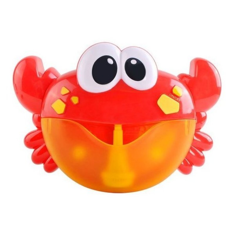 Jucarie pentru baie Crab Iso Trade, baloane muzicale, 18 luni+, Rosu Iso Trade