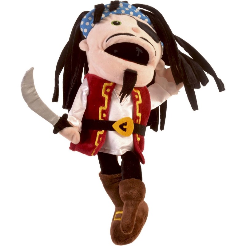 Marioneta de mana Pirat Fiesta Crafts, 28 x 28 cm, 3 ani+, Multicolor