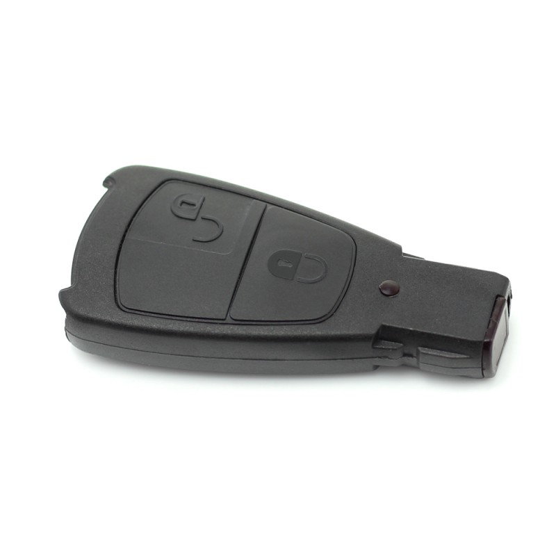 Carcasa cheie Mercedes Benz Carguard, 2 butoane, tip Smartkey, model 2, Negru