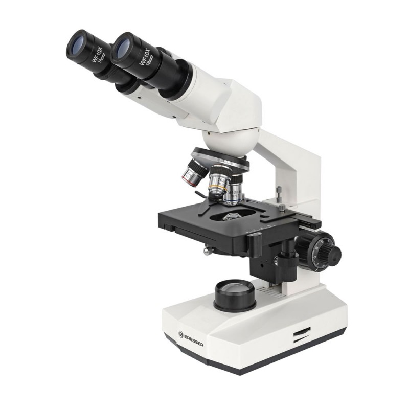 Microscop Bresser Erudit Basic, marire 40-400x, suport pentru smartphone