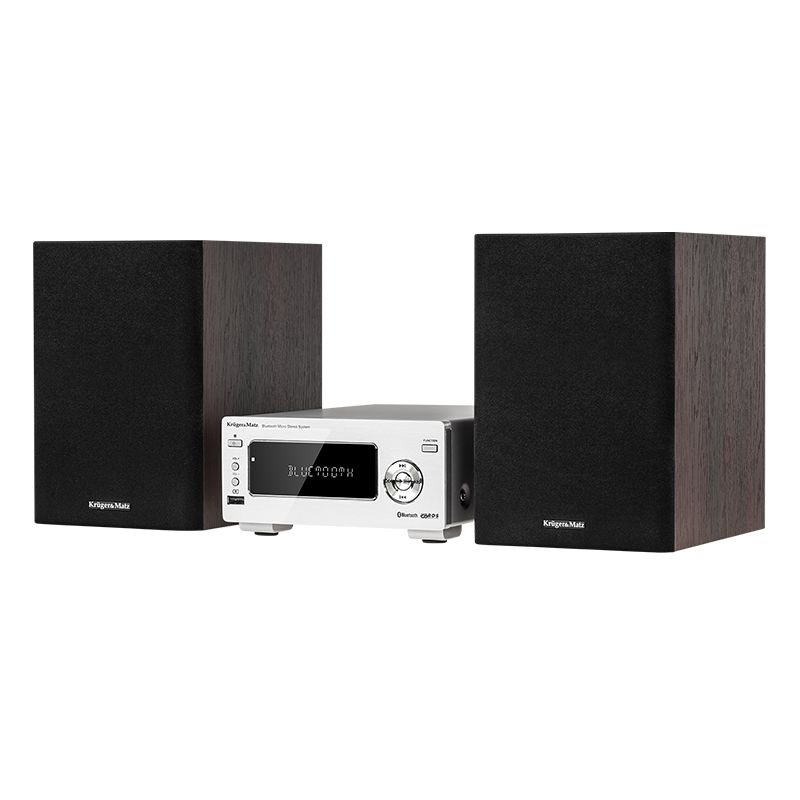 Mini Sistem audio Kruger & Matz, tuner FM, bluetooth, telecomanda, 2 x 15 W