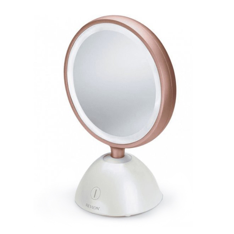 Oglinda cosmetica Revlon Utimate Glow Beauty, 17.5 x 26 cm, lumina LED, incarcare USB, marire 5x Revlon