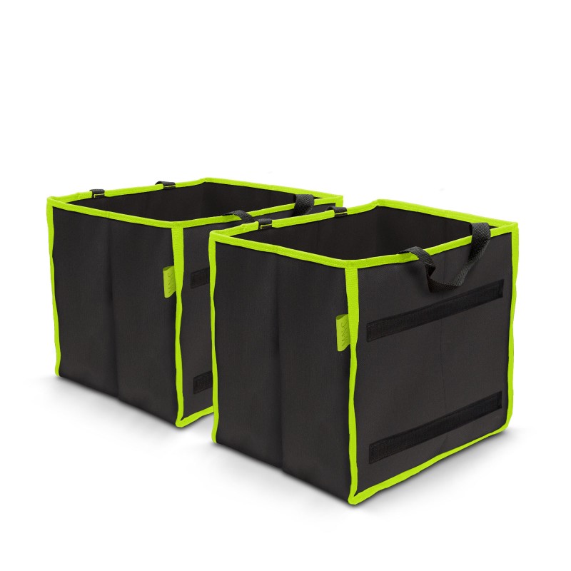 Set 2 organizatoare portbagaj MNC, 25 x 30 x 30 cm, portabil, Negru