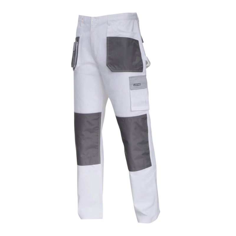 Pantaloni lucru bumbac mediu-gros Lahti Pro, marimea 2L, alb LAHTI.PRO imagine noua