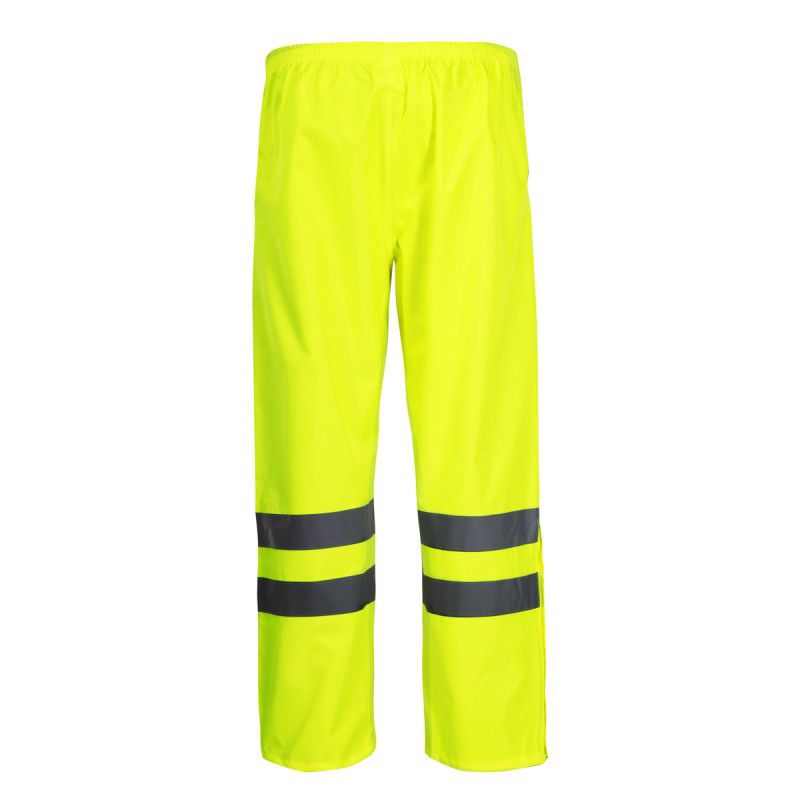 Pantaloni reflectorizanti impermeabili, utilizabili in ploaie, 2 buzunare, marime 3XL, Verde
