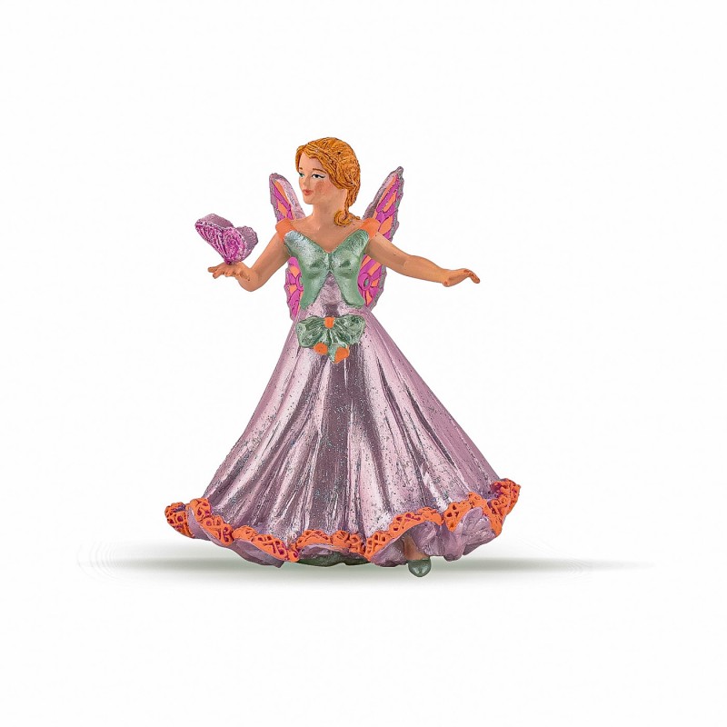 Figurina Zana Fluturilor Roz Papo, 7.3 x 7.7 x 9.5 cm, 3 ani+