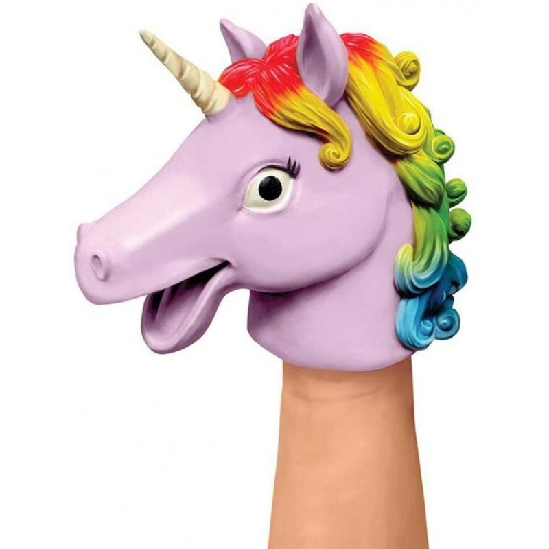 Papusa de mana Unicorn Tobar, 16.5 cm, 3 ani+, Multicolor