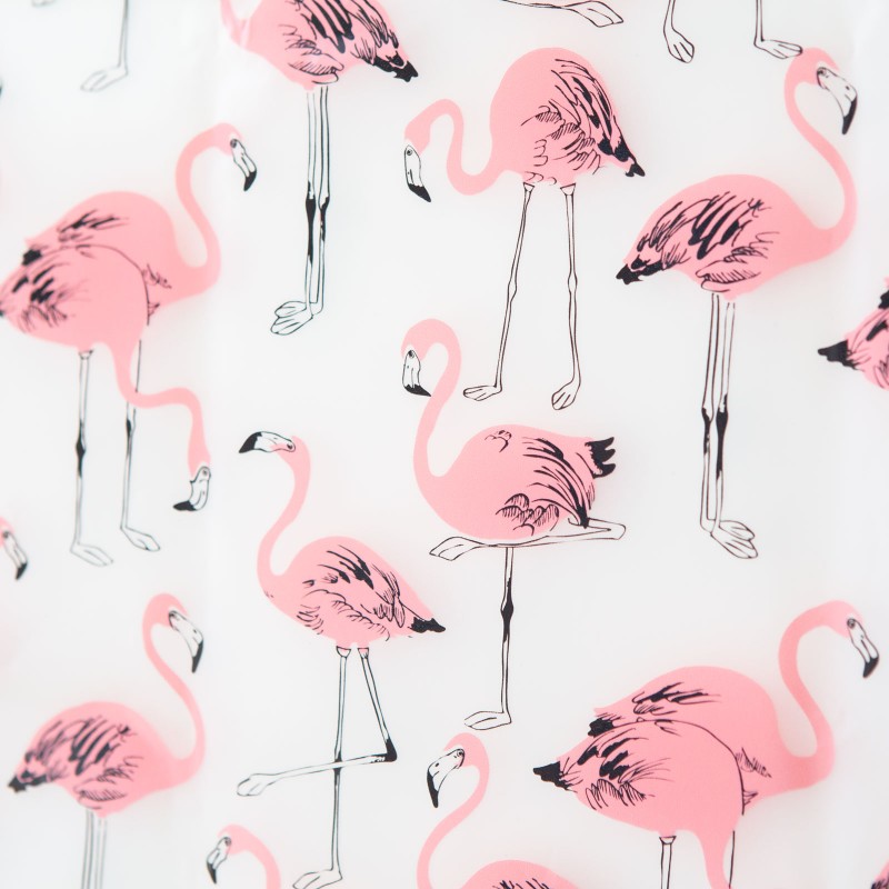 Perdea de dus Family Pound, 183 x 200 cm, model flamingo Family Pound
