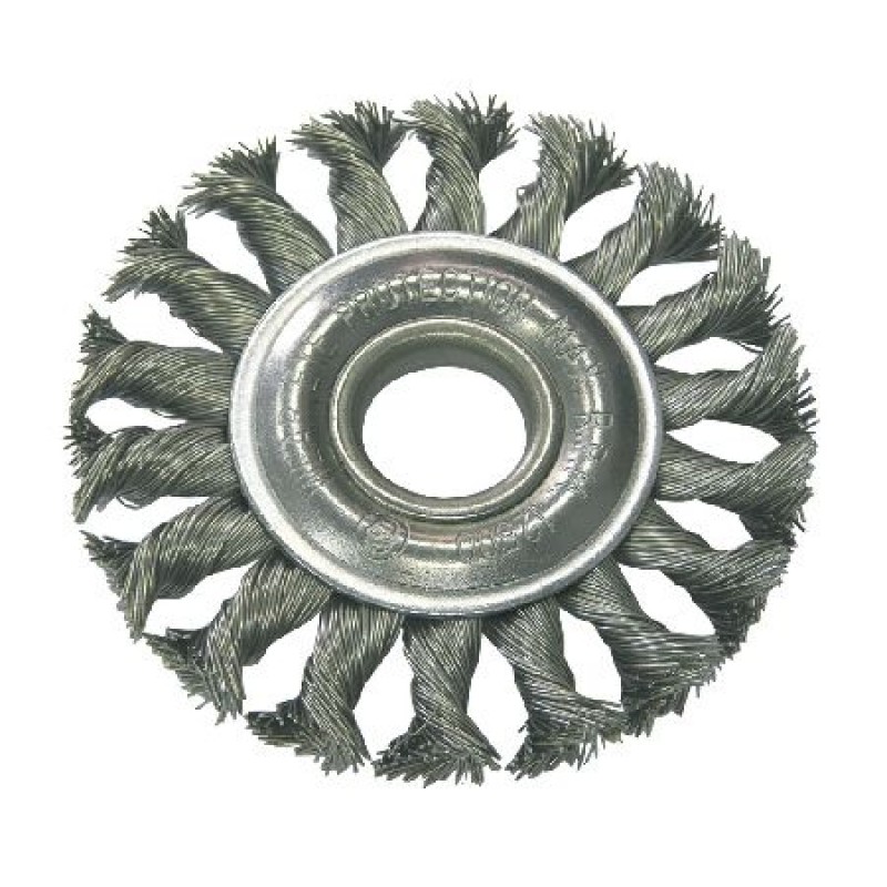 Perie sarma impletita cu orificiu Proline, tip circular, 100 mm Proline imagine 2022 magazindescule.ro