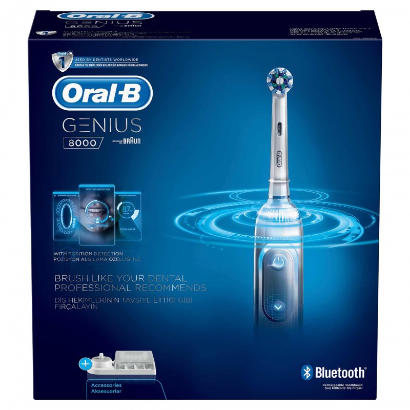 Periuta electrica Oral B Genius 8000, 40000 pulsatii/minut