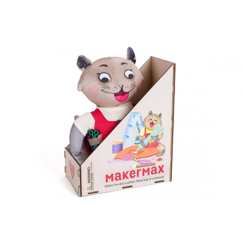 Pisicuta plus cu surprize Makermax Chalk and Chuckles, 3 ani+ Chalk and Chuckles