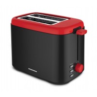 Prajitor de paine Heinner, 800 W, 7 trepte rumenire, 2 felii, Negru/Rosu Prajitor de paine Heinner, 800 W, 7 trepte rumenire, 2 felii, Negru/Rosu