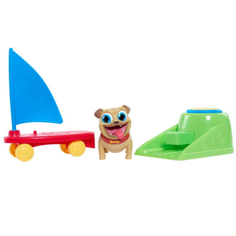 Jucarie interactiva Puppy Dog Pals Rolly, lansator inclus, 3 ani+