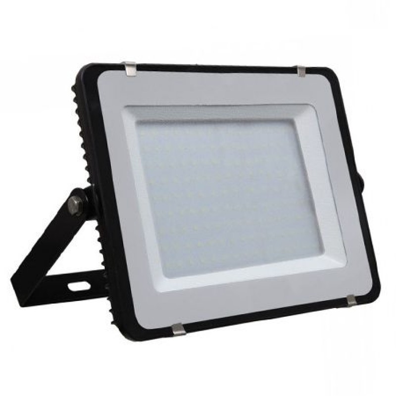 Reflector LED, 150 W, 12000 lm, 3000 K, alb cald, cip samsung, rama neagra 12000 imagine noua