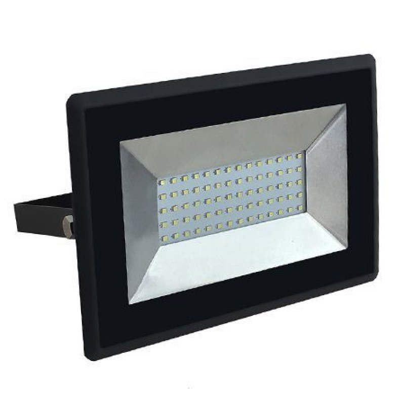 Proiector tip reflector LED SMD, 50 W, 4000 K, 4250 lm, IP65, Negru General