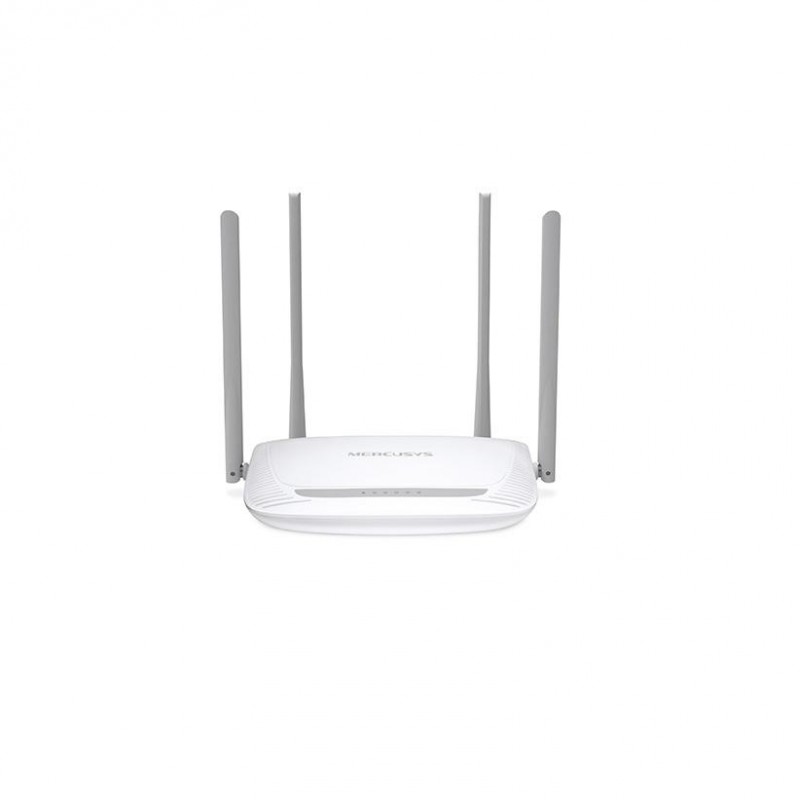 Router wireless Mercusys, 300 Mbps, 4 antente, Alb