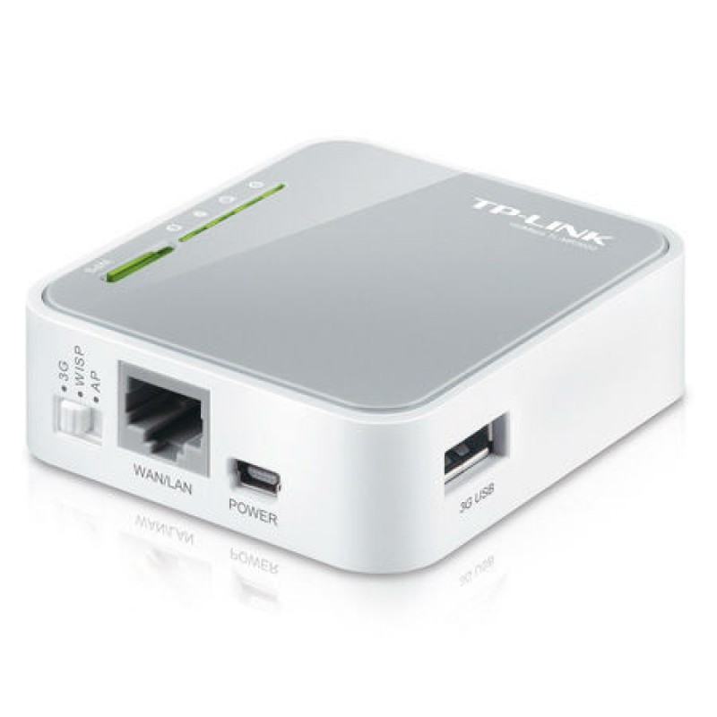 Router wireless portabil TL-MR3020 N, 3G, USB, 1 x WAN/LAN, mini port USB 2021 shopu.ro