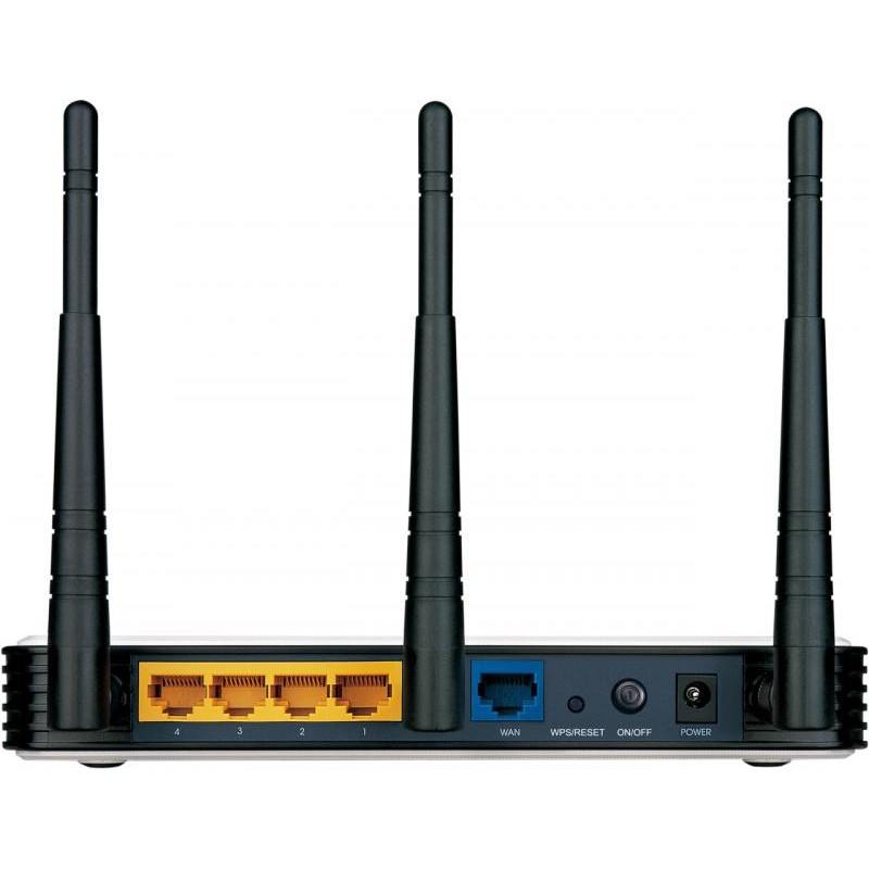 Router wireless Tp-link, 450 Mbps, 3 antente, Negru shopu.ro