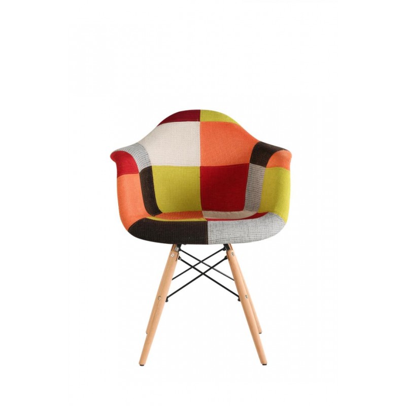 Set scaune bucatarie Cosy Heinner, 83 x 57 x 62.5 cm, poliester, structura lemn, 2 bucati, Multicolor Heinner imagine noua 2022
