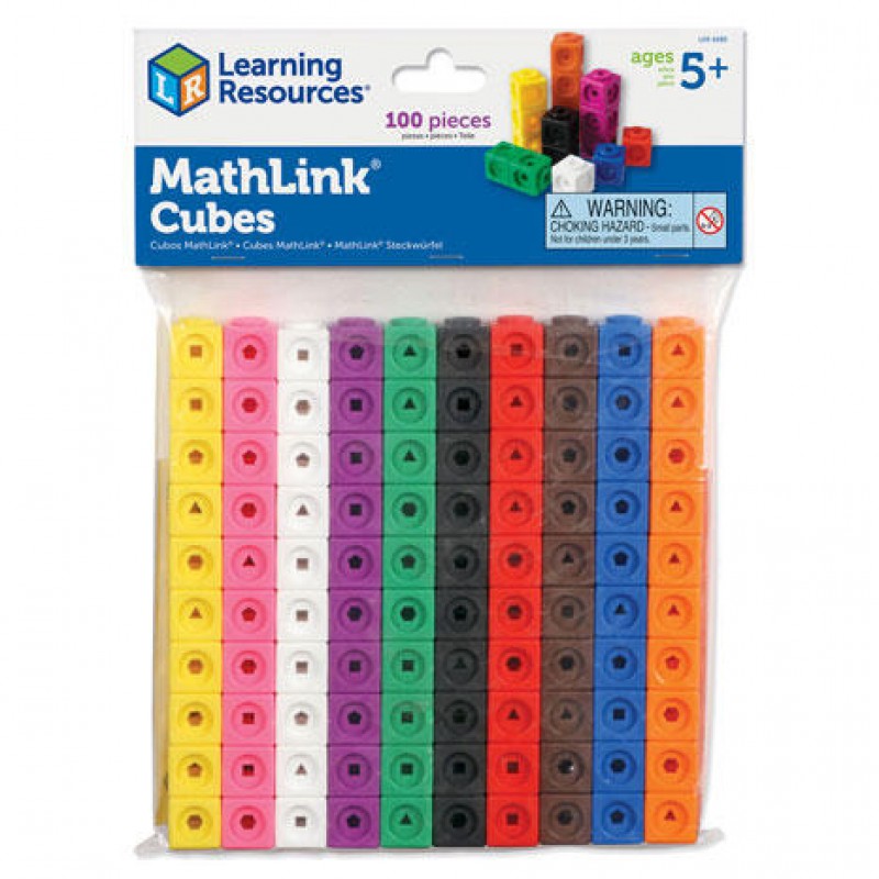 Joc de construit MathLink Learning Resources, 100 piese, 5 - 9 ani