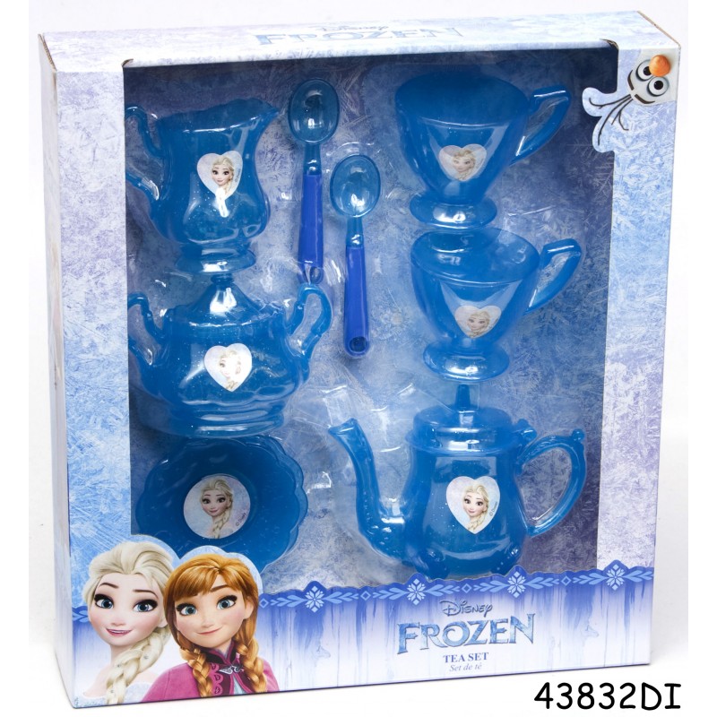 Set accesorii ceai Frozen, 10 piese, Albastru 2021 shopu.ro