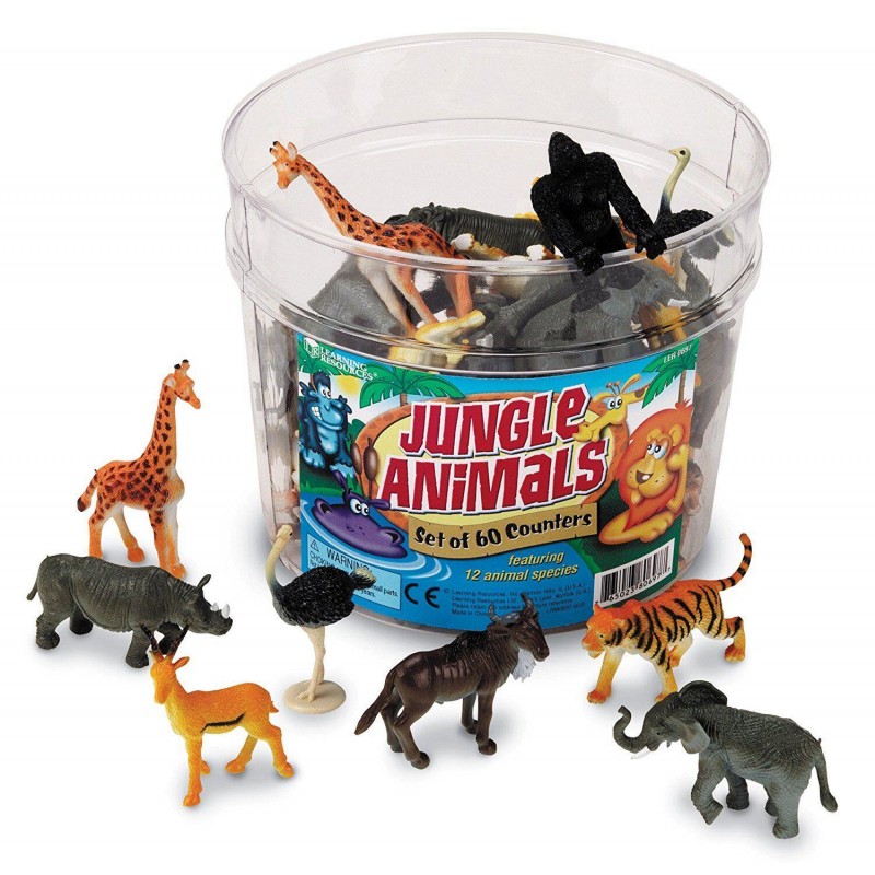 Set pentru sortat Animalute din jungla Learning Resources, 3 - 7 ani