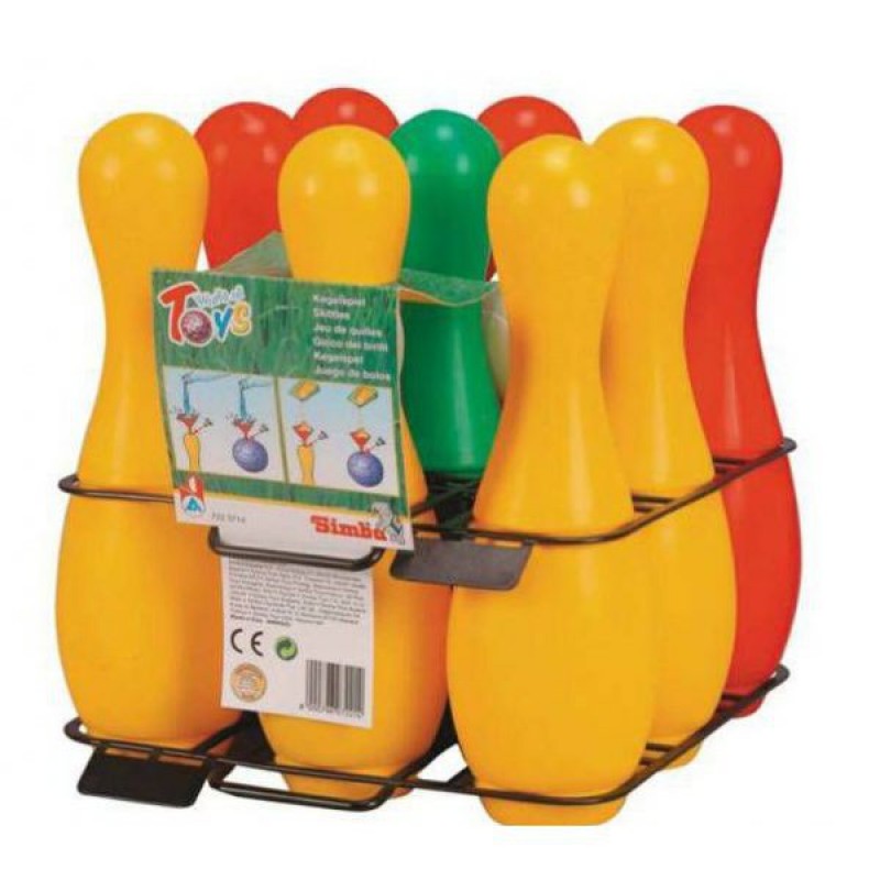 Set popice bowling Outdoor Androni Giocattoli, 27 cm, 2 ani+