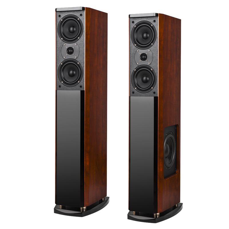 Sistem audio 2.0 Passion Kruger & Matz, 120 W, 5 inch, woofer 8 inch, 3 cai, 100 cm