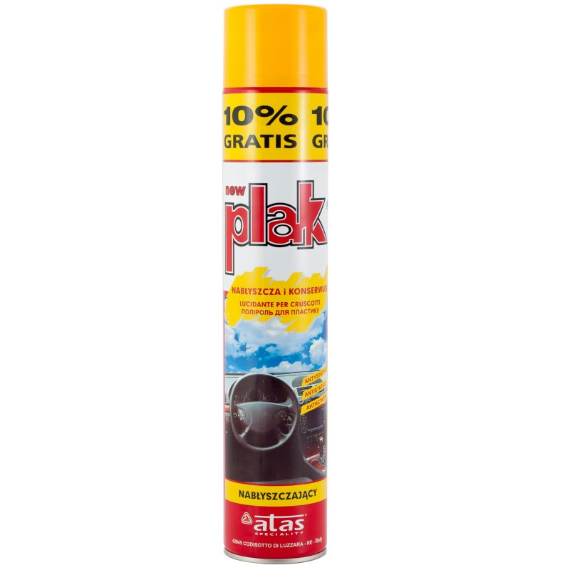 Spray siliconic pentru curatarea bordului Atas Plak, 750 ml, aroma grapefruit Plak