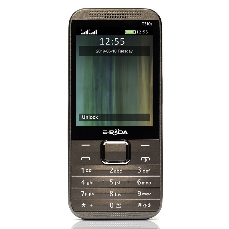 Telefon mobil barphone E-Boda, 3G, 2.8 inch, 64 MB, dual sim, 1000 mAh, Gri 2021 shopu.ro