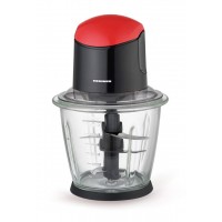 Tocator legume Heinner, 500 W, bol sticla, 1.5 l, sistem anti-alunecare, Rosu/Negru Tocator legume Heinner, 500 W, bol sticla, 1.5 l, sistem anti-alunecare, Rosu/Negru