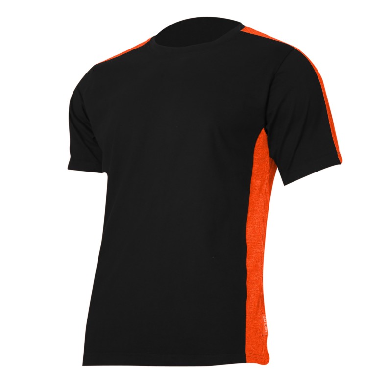 Tricou bumbac Lahti Pro, marimea L, negru/portocaliu LAHTI.PRO imagine 2022