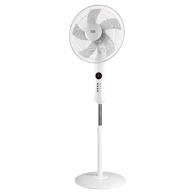 Ventilator cu picior Teesa, 50 W, 3 viteze, timer, unghi ajustabil, telecomanda shopu.ro